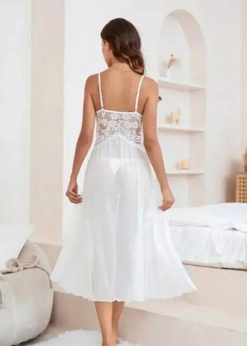 French Daina Maxi Babydoll Nightwear Snazzyway