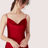 Luxurious Women&#39;s Silk Satin Sleepwear Nightdress - Boldlior
