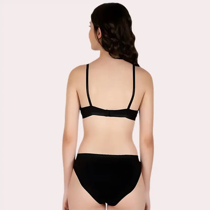 French Daina Essential Black: 2 Bras and 2 Panties Combo Set