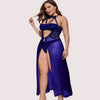 Azure Bloom Women&#39;s Blue Babydoll Set - Boldlior