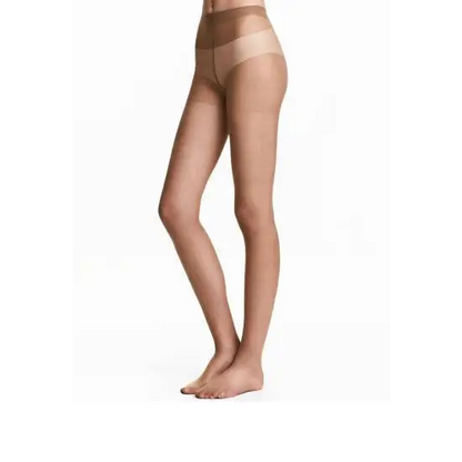Genevieve the silkiest control tops pantyhose - Light Brown / One Size