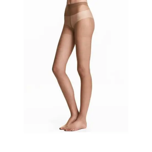 Genevieve the silkiest control tops pantyhose - Light Brown / One Size