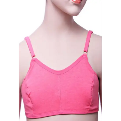 Girl’s Cotton Cute Bow Front Everyday Bra Pk-2