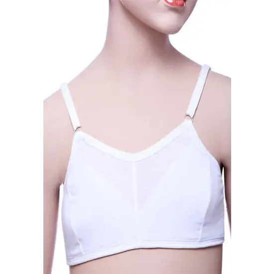 Girl’s Cotton Cute Bow Front Everyday Bra Pk-2
