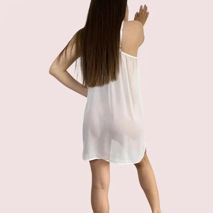 Sexy Plus Size Sheer Mesh Slip Nightwear Snazzyway