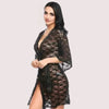 Soft &amp; Lightweight Transparent Lace Robe - Boldlior