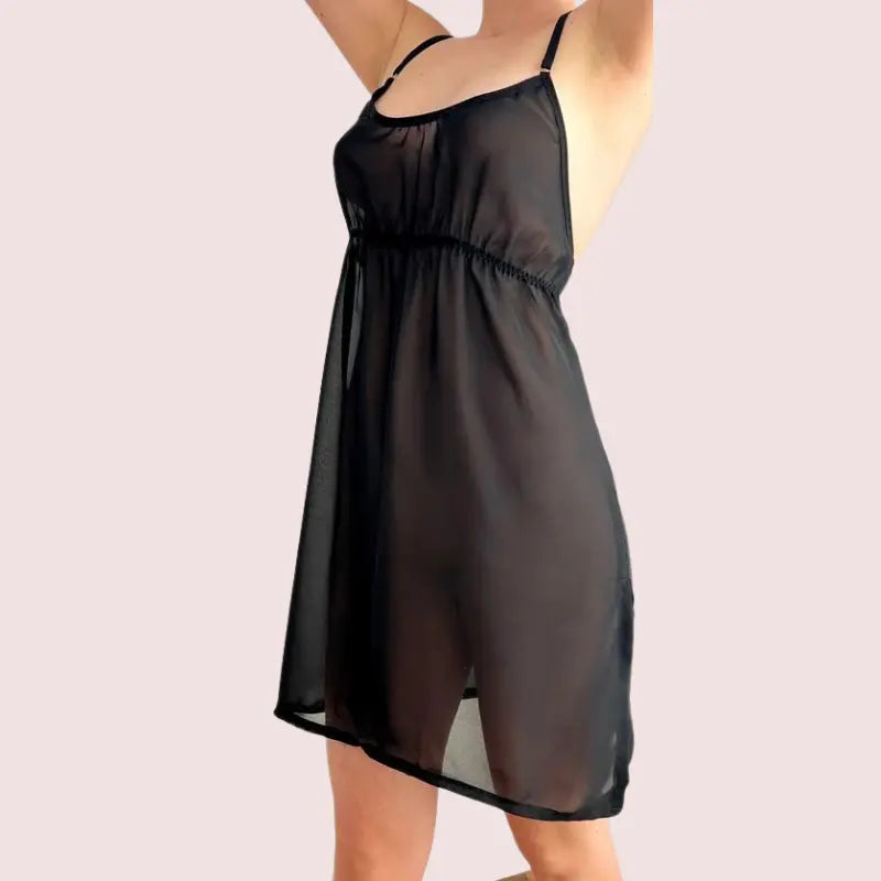 Transparent Babydoll Nightwear for Plus Size Ladies Snazzyway