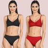 Cotton Cloud Comfort Bra set - 2 - Pack - Boldlior