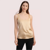 Luxury Spaghetti Strap Silk Camisole Tank Top - Boldlior