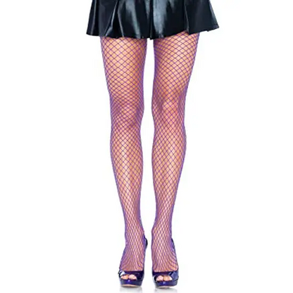 Hanes Classic net purple pantyhose