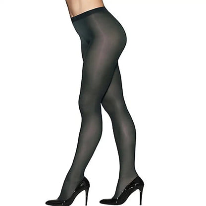 Hanes profiles silky sheer Grey pantyhose - Ash Grey / One Size