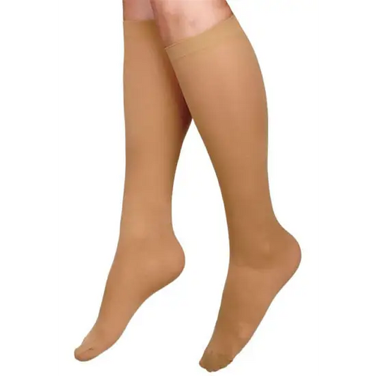 HOWARD Relief Knee High Compression Socks - One Size / Beige