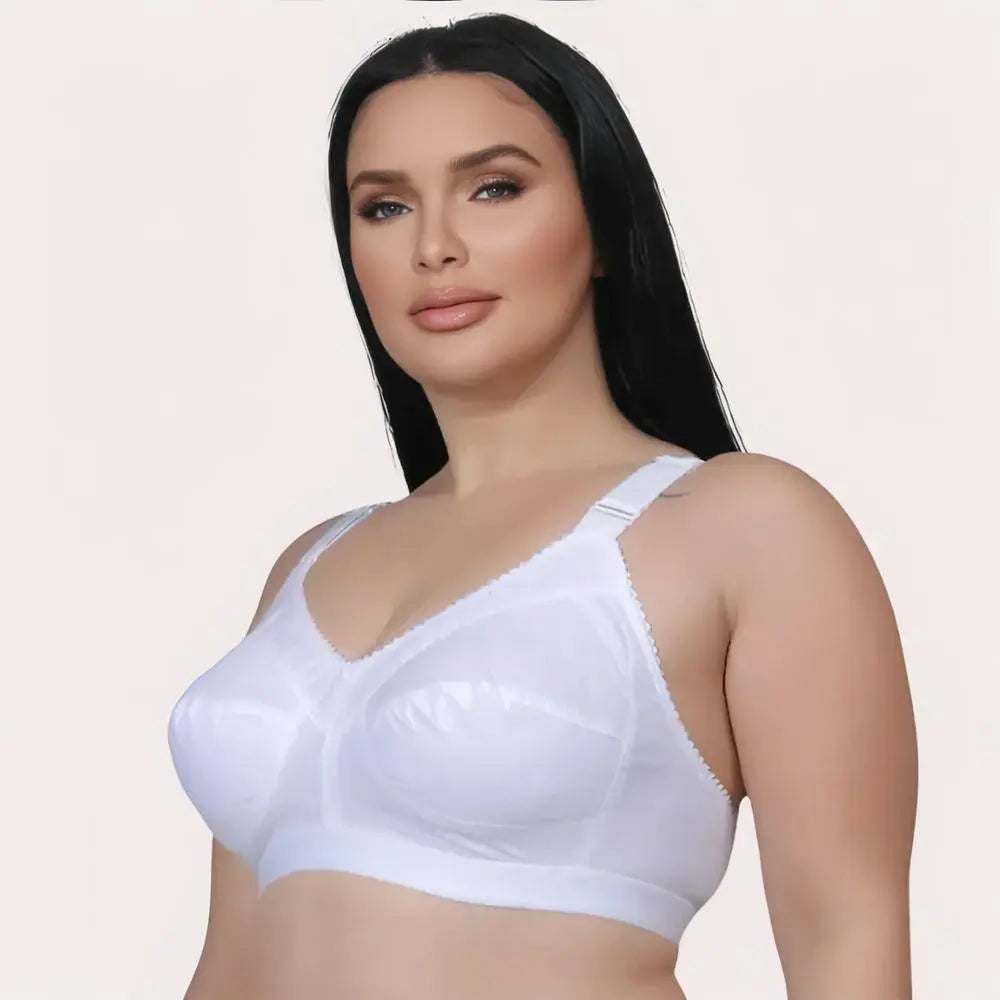 FD Plus Size Sweat-Absorbent Bra – Soft, Breathable & Summer-Ready Snazzyway
