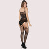 Midnight Grace Garter Bodystocking - Boldlior