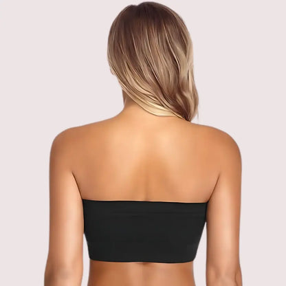 2-Pack of Non-Padded Strapless Tube Bras Snazzyway