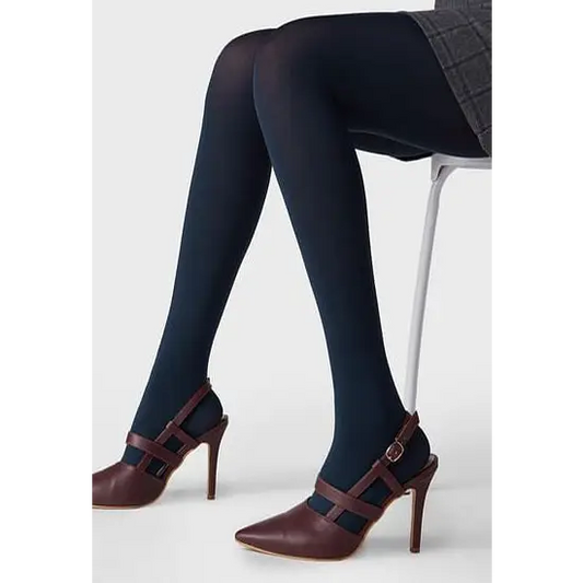 Kayser 20 deniers lycra silky pantyhose tights - Blue / One Size