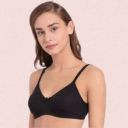 Lightweight Non-Wired Cotton Bra (Pack of 2)
