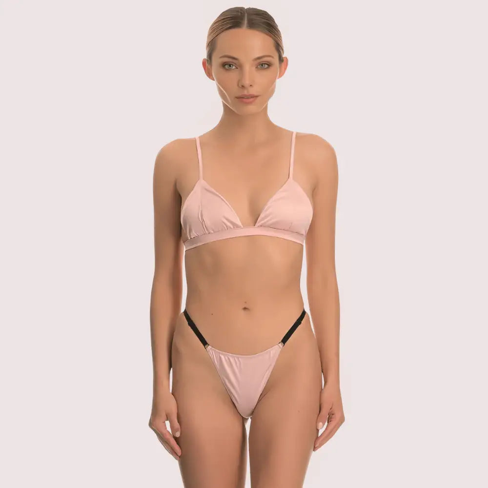 Luxury Silk Bra Set for Women’s Everyday Comfort - Boldlior