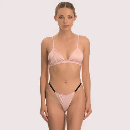 Luxury Silk Bra Set for Women’s Everyday Comfort - Boldlior