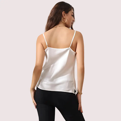 Premium Silk Cowl Neck Camisole for Layering Snazzyway