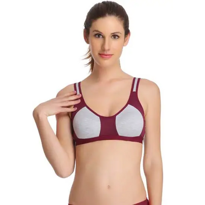 Medium Impact non padded sports bra pack of 3