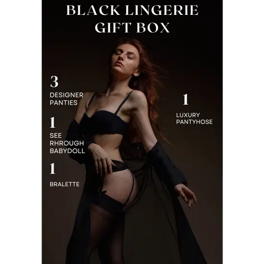 Midnight Muse Black Lingerie Gift Box