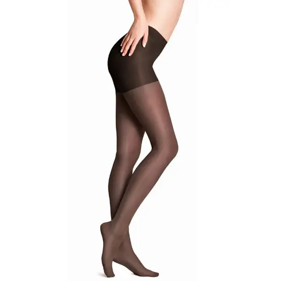 Mix Sheer All Over Shaper 15 Denier Pantyhose - One Size / Black