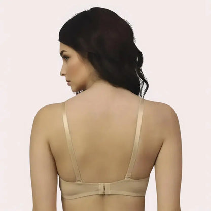 FD Demi Bra + Free Seamless Panty -  Lift, Comfort & Perfect Fit Snazzyway