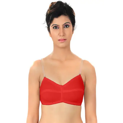 Native Women’s Transparent Strap Bra Pk Of 2