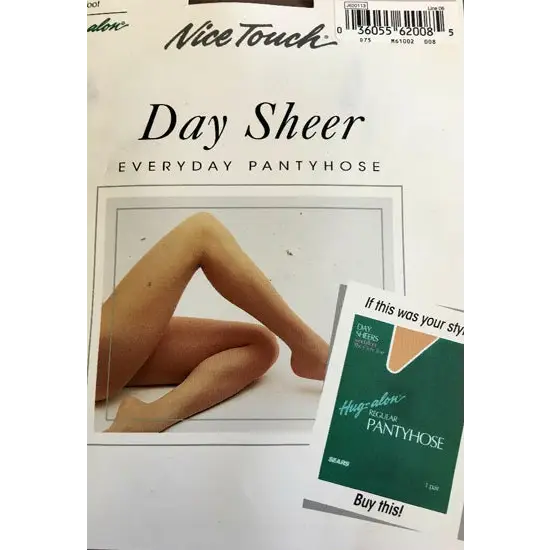 Nice Touch Day Sheer Off Black Everyday Pantyhose - One Size / off black