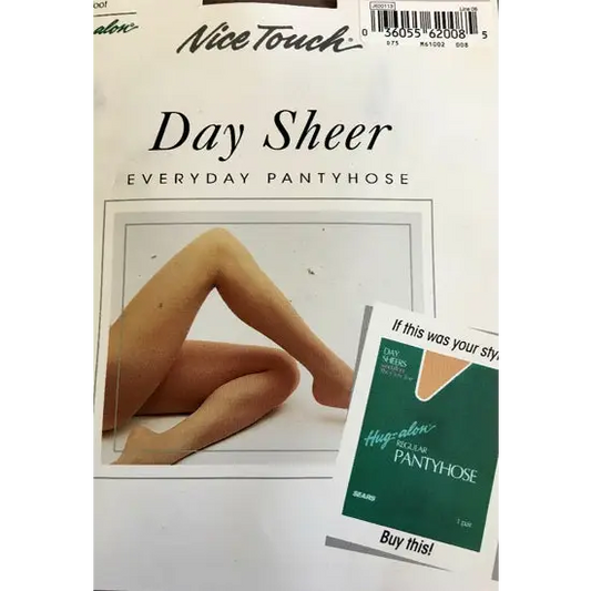 Nice Touch Day Sheer Off Black Everyday Pantyhose - One Size / off black