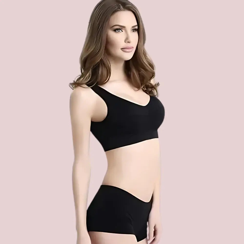 Urban Pulse Performance Sports Bra and Boyshort Set Snazzyway