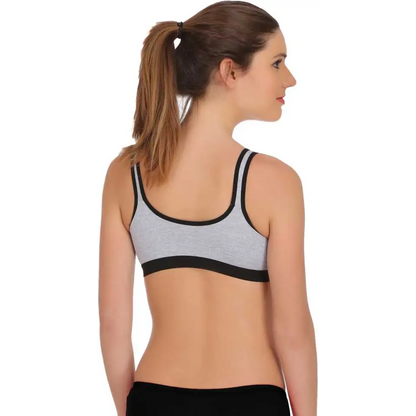 ’Non’ padded medium impact Sports bra (2 Pack)