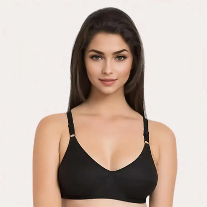 French Daina Essential Black: 2 Bras and 2 Panties Combo Set Snazzyway