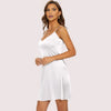 Women&#39;s Silky Tank Top Slip Dress Adjustable Straps - Boldlior