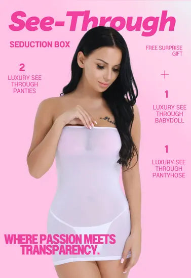 See-Through Seduction Lingerie Gift Box Snazzyway