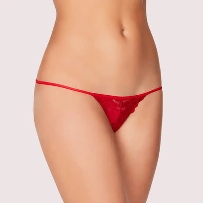 Pack Of 2 Seductive Lace Mesh G-String For Ladies