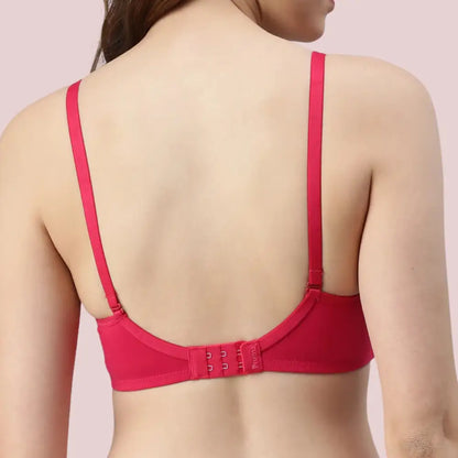 Passion Plunge – Red Seamless Padded Bra