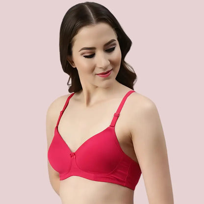 Passion Plunge – Red Seamless Padded Bra