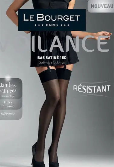 Le Bourget taille fine cream women pantyhose Snazzyway