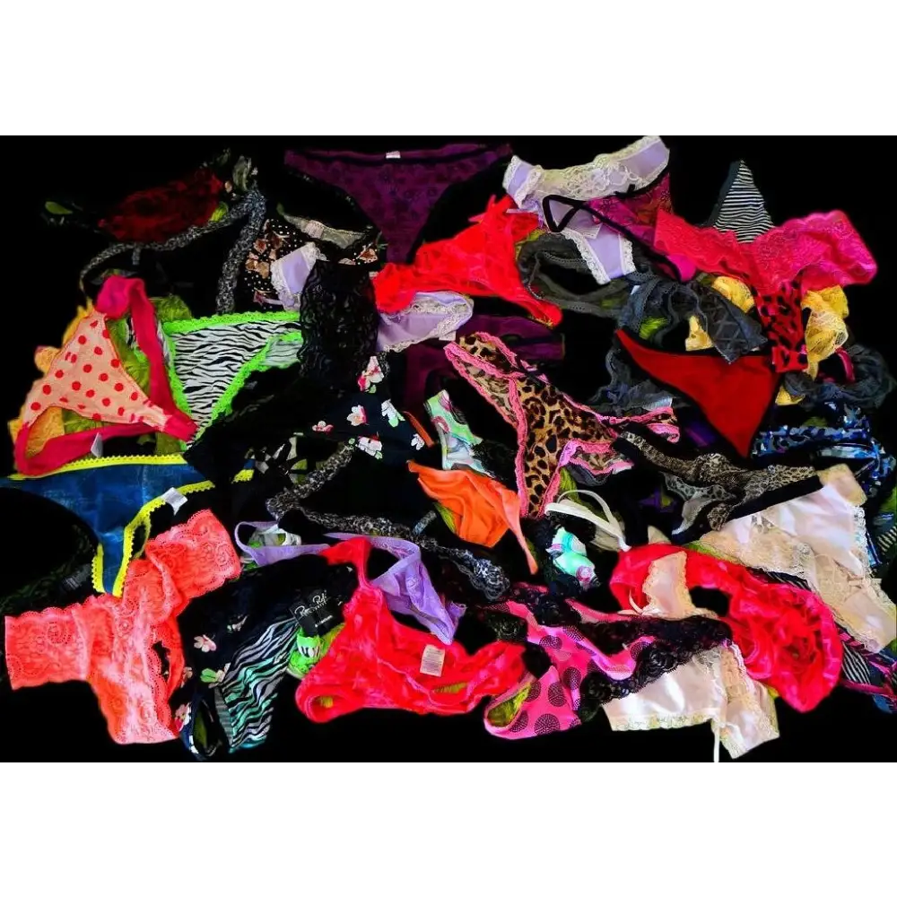 (Pk of 6) Affordable women’s thong underwear