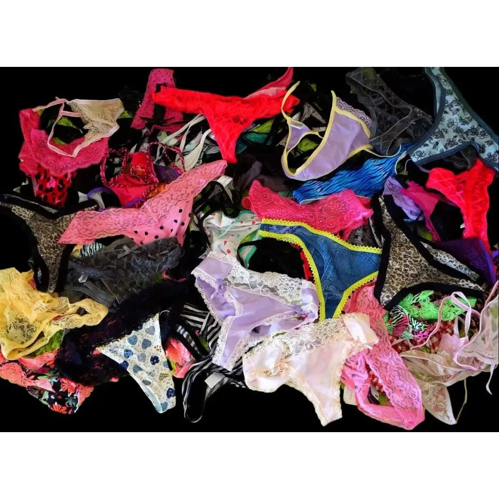 (Pk of 6) Affordable women’s thong underwear