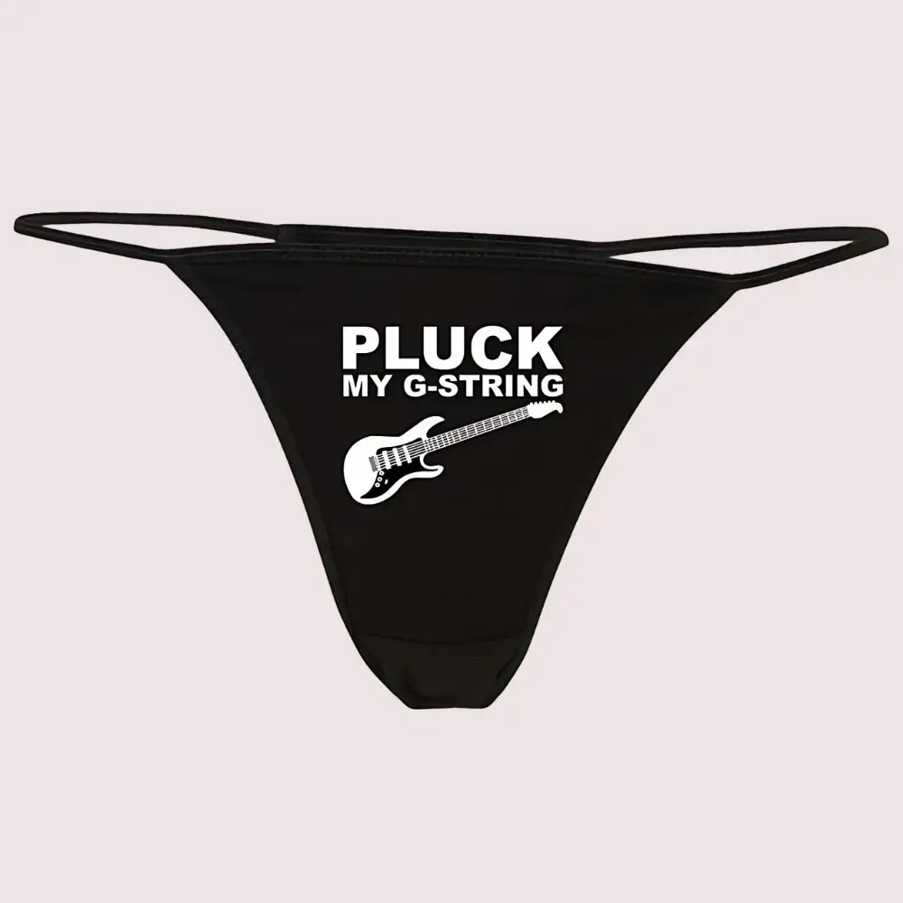 Pluck My G-String Printed Thong