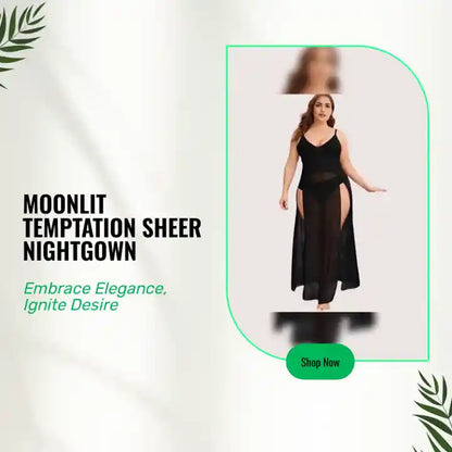 Moonlit Temptation Sheer Nightgown by@Outfy