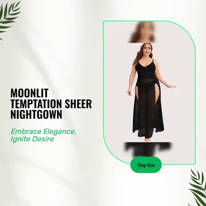 Moonlit Temptation Sheer Nightgown by@Outfy