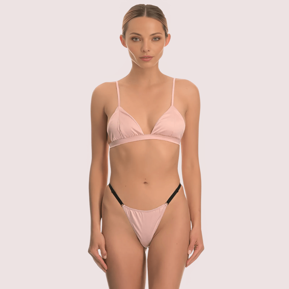 Luxury Silk Bra Set for Women’s Everyday Comfort - Boldlior