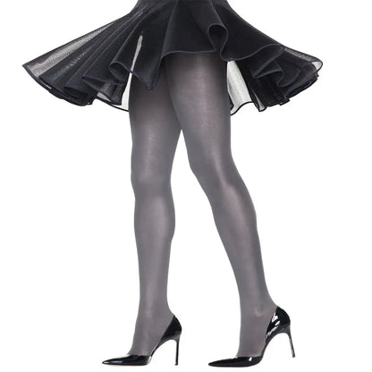 Hanes profiles silky sheer Grey pantyhose Snazzyway