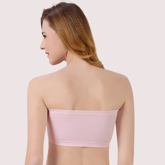 Pack of 2- Seamless Padded Tube Top Bras Snazzyway