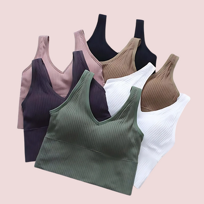 High impact padded longline sports bra (2 Pack )