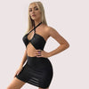 Elegant Black Intimate Babydoll Dress - Boldlior